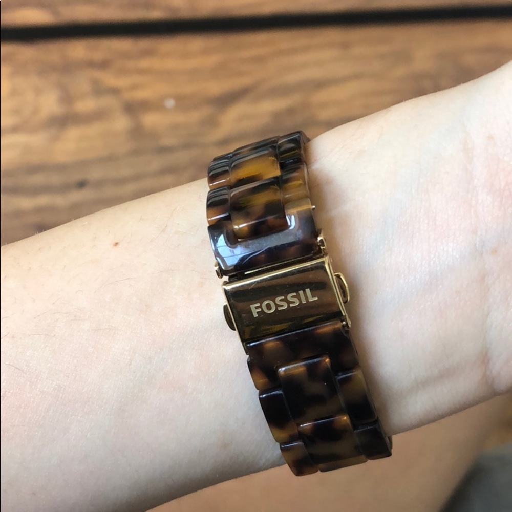 Fossil Tortoise Shell Watch - Picture 3 of 4